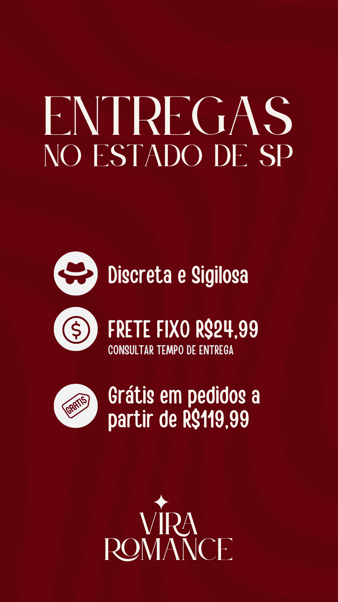 Regras de entrega para o interior de São Paulo